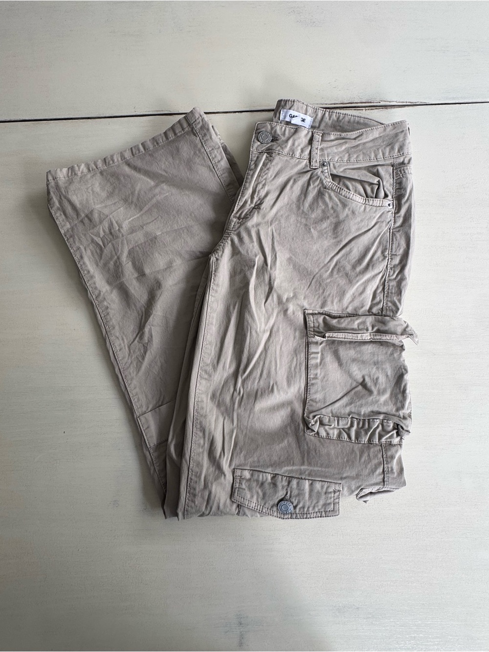 Garage Light Khaki Cargo Pants